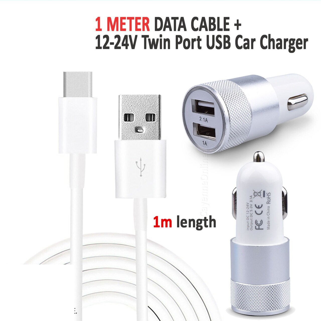Car CH Charger | Max Output 1A (2 USB) Car CH Charger | the TurboCharge CH Charger | RAHEEV®